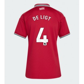 Manchester United Matthijs de Ligt #4 Hjemme skjorte til dame 2026-27 Kortermet